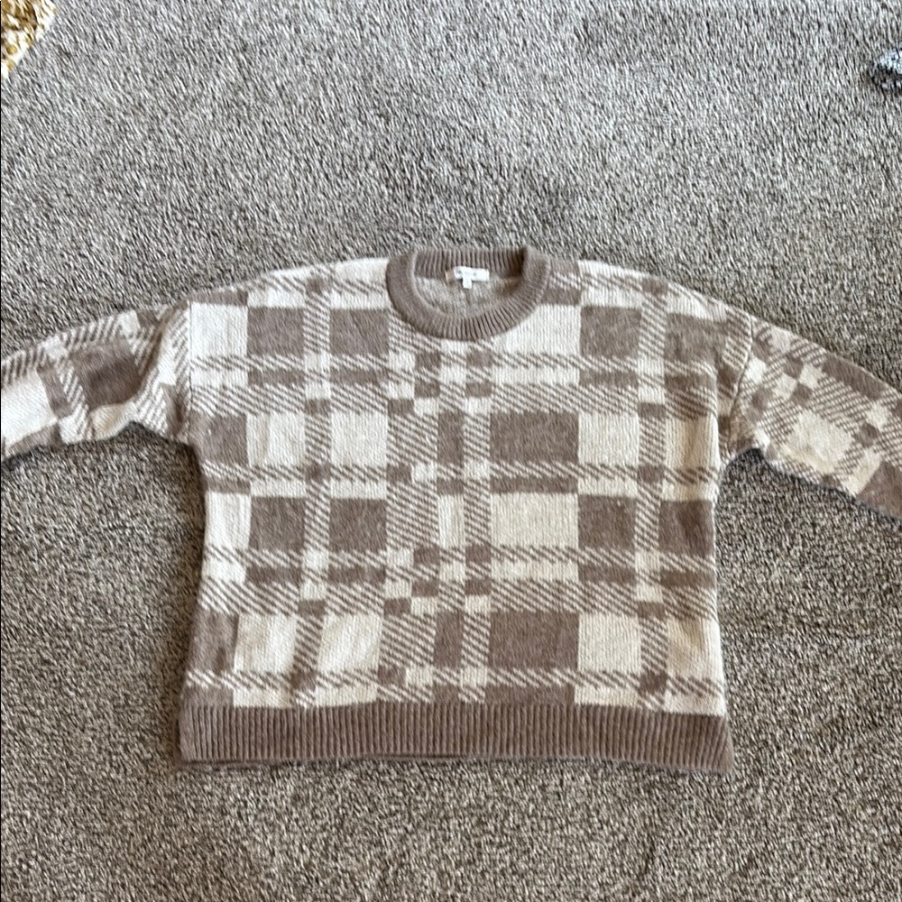 Plaid Women's Sweater